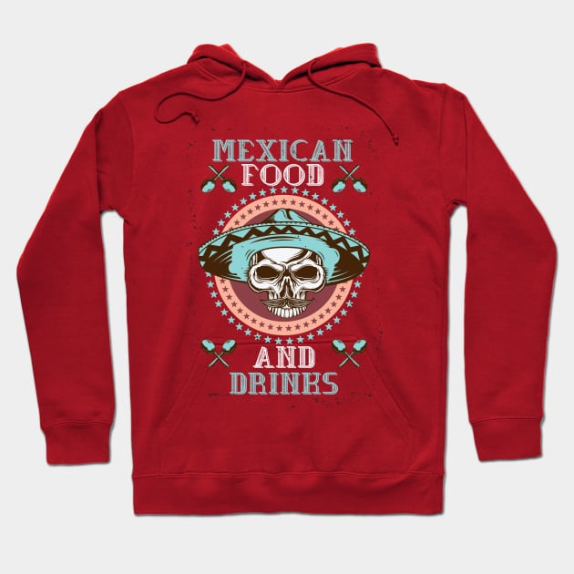 Mexican Food & Drinks Hoodie by Verboten